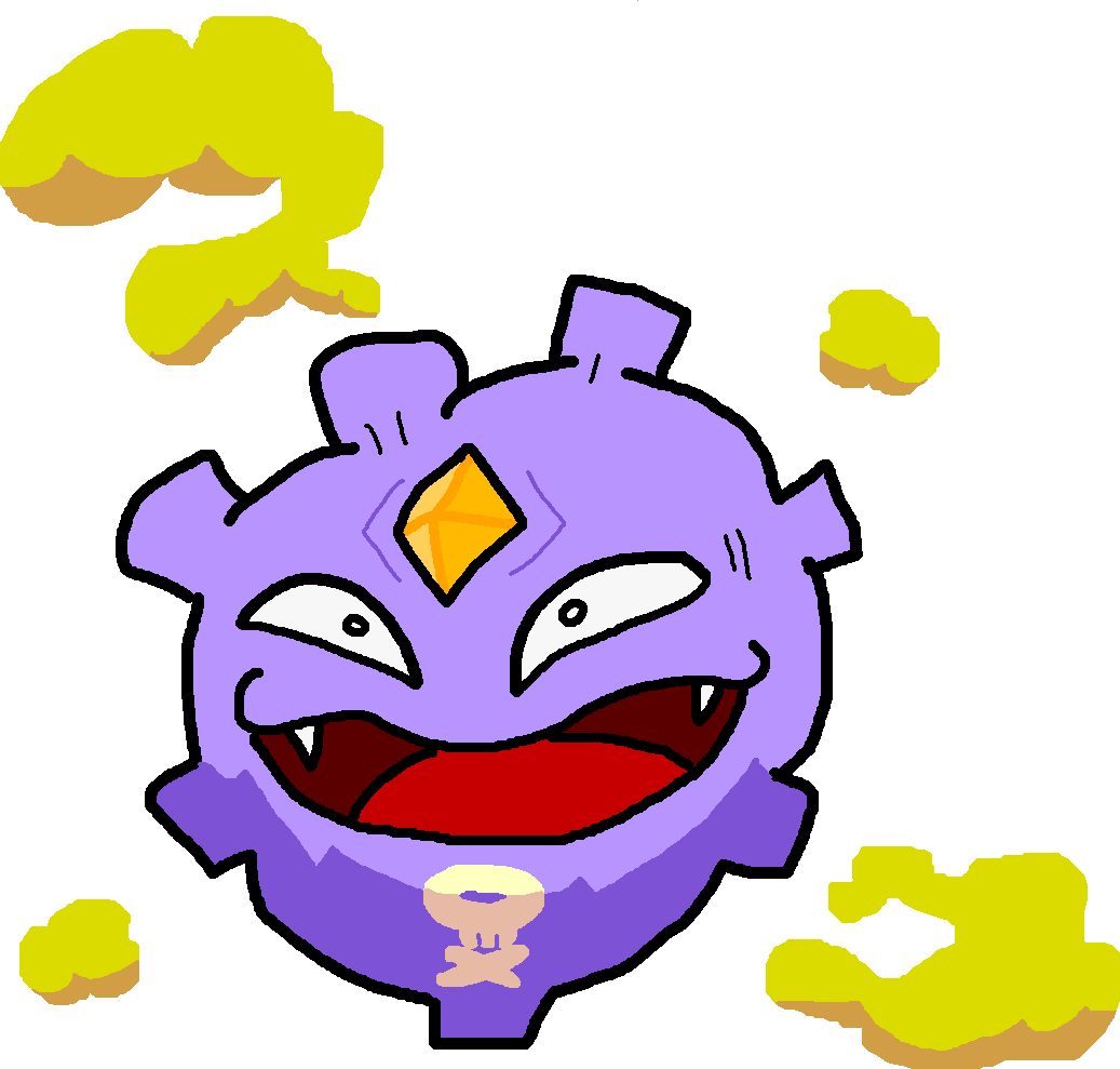 Jewel Koffing (1037x989), Png Download