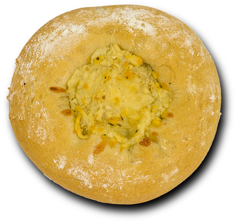 Cheese Bialy (800x745), Png Download