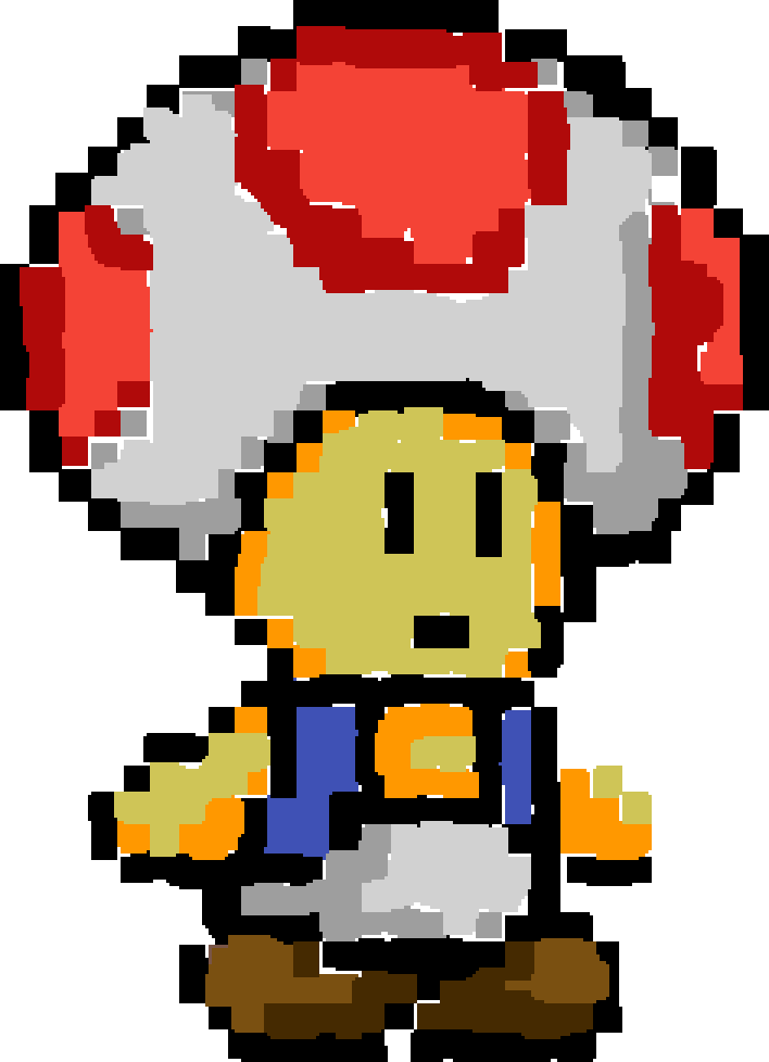 Mario Characters P (708x978), Png Download