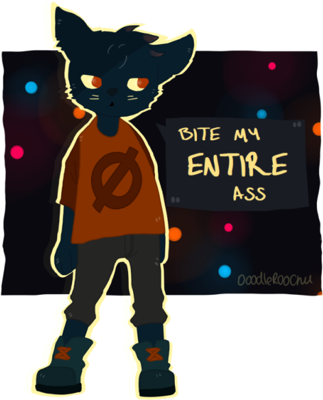 Constant State Of Needing Help Night In The Wood, Asmr, (500x709), Png Download