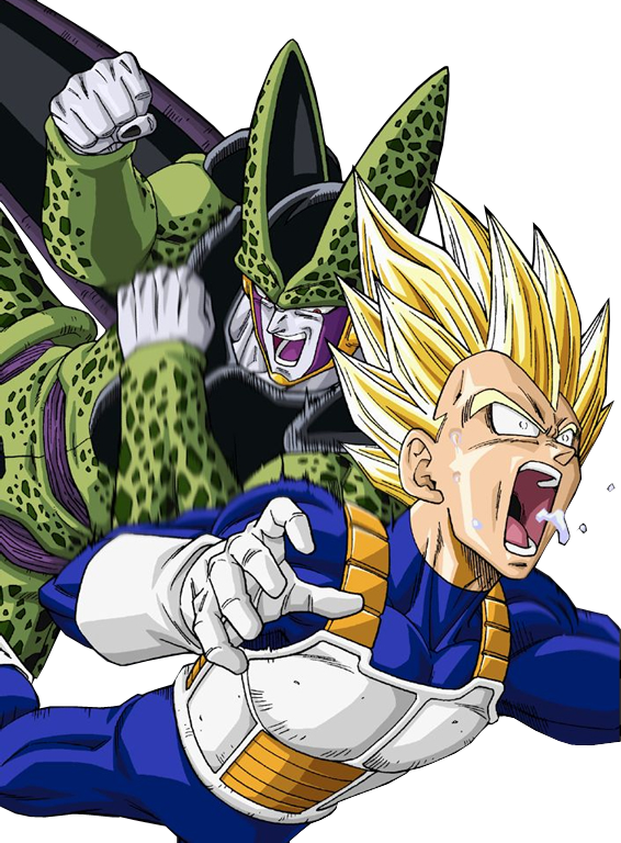 Download Dragon Ball Gt Perfect Cell Got Dragons Dbz Vegeta Png Image With No Background Pngkey Com