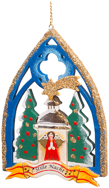 Silent Night Gothic Window (750x750), Png Download