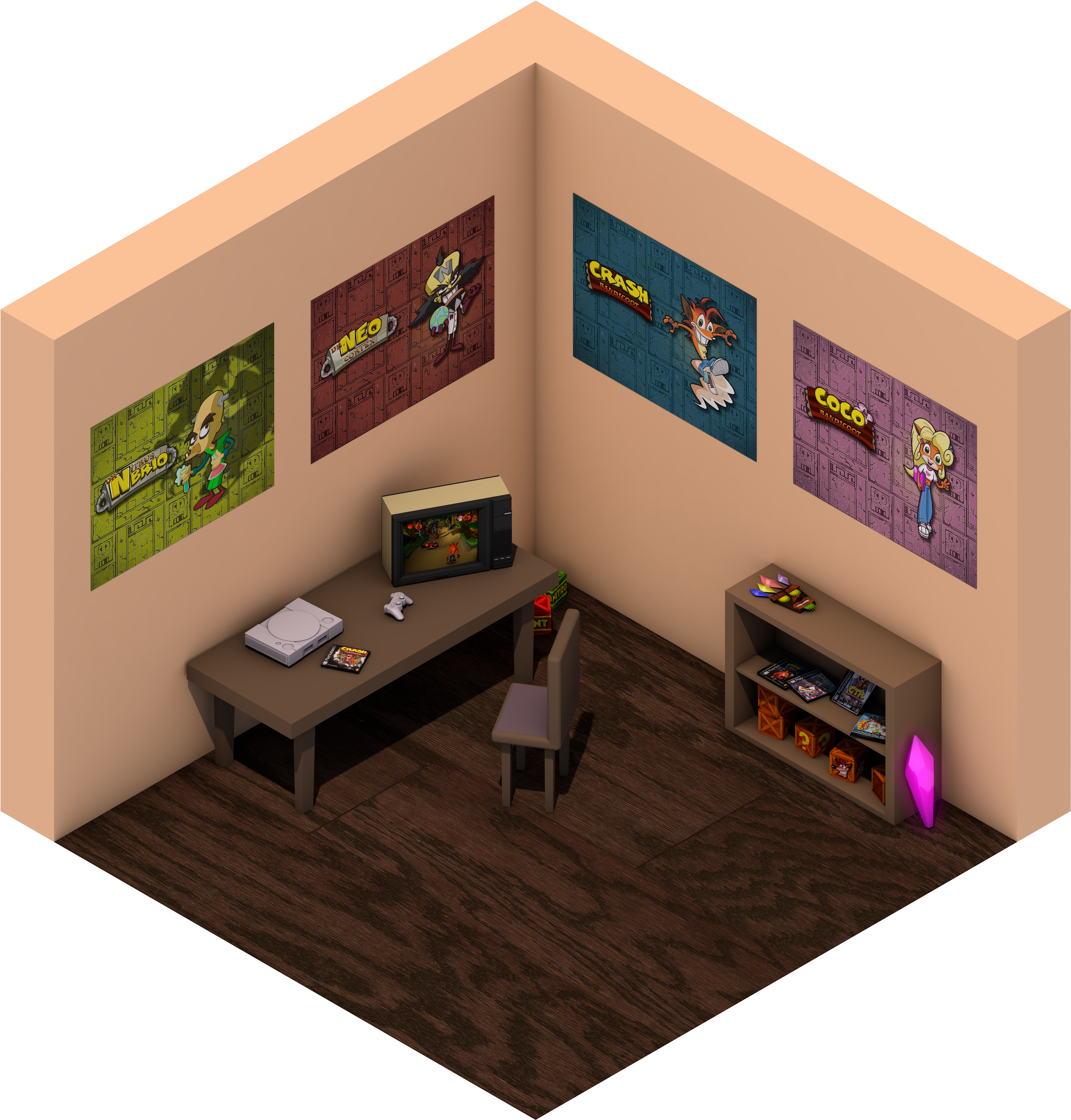 So I Made A Fur-k Isometric Thingy (4096x4096), Png Download