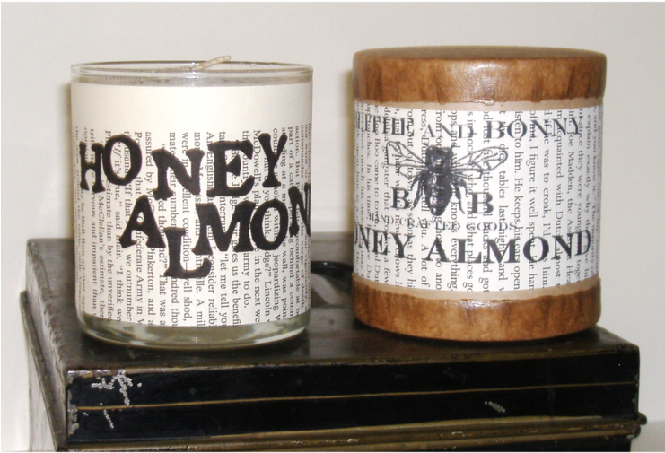 4 Pk Soy Candles Honey Almond (740x740), Png Download