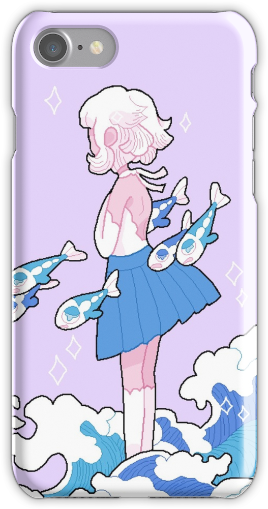 Wishiwashi Pinekid Iphone 7 Snap Case Iphone 8 Casos, (750x1000), Png Download