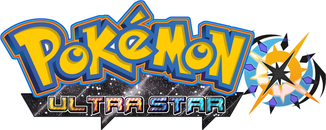 Pokemon Ultra Star Logo (1350x575), Png Download