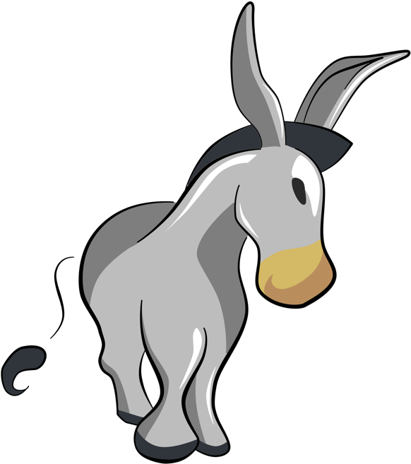 Burro Sin Fondo (596x842), Png Download