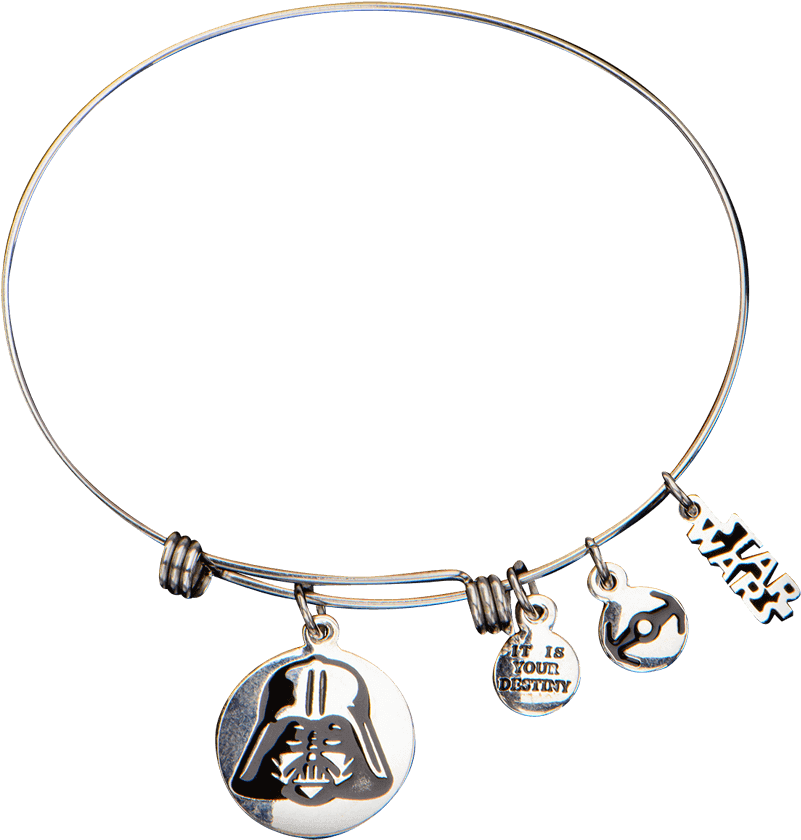 Star Wars Darth Vader Expandable Charm Bracelet (850x850), Png Download
