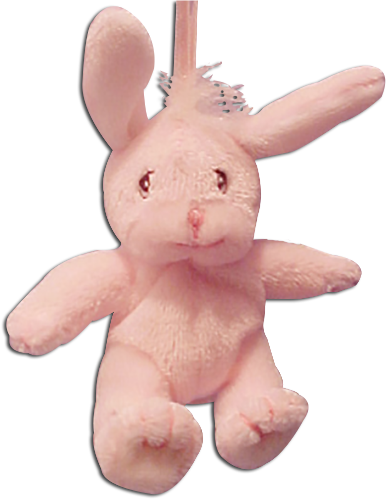 Precious Moments Tender Tail Mini Plush Ornament Pink (786x1012), Png Download