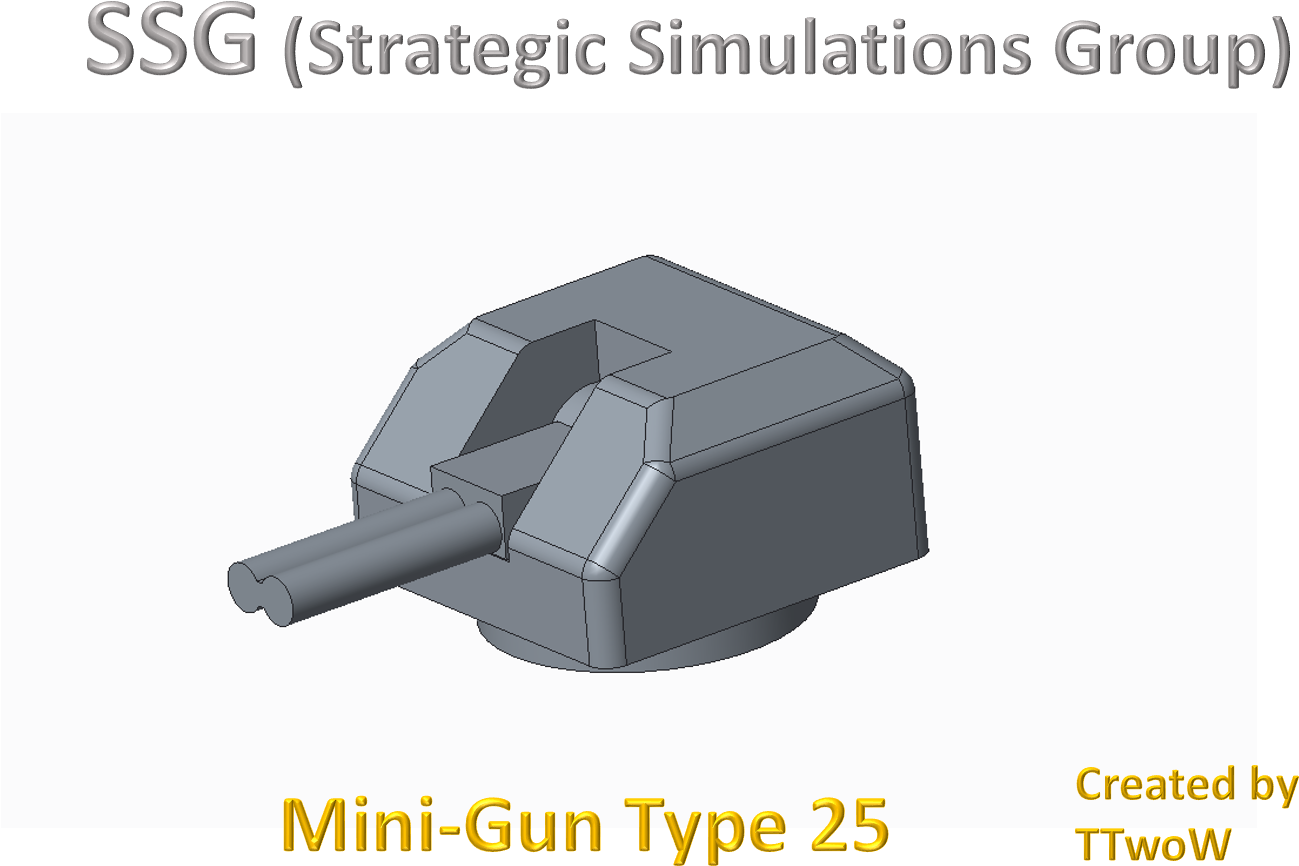 Mini-gun Type 25 For Lego (1318x922), Png Download
