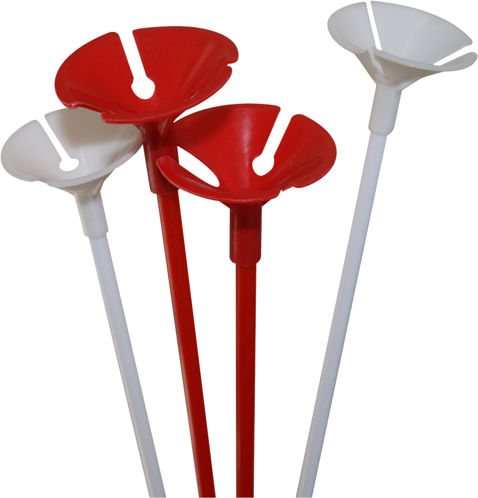 Balloon Sticks And Cups Promotional Balloons Fast (1134x1123), Png Download