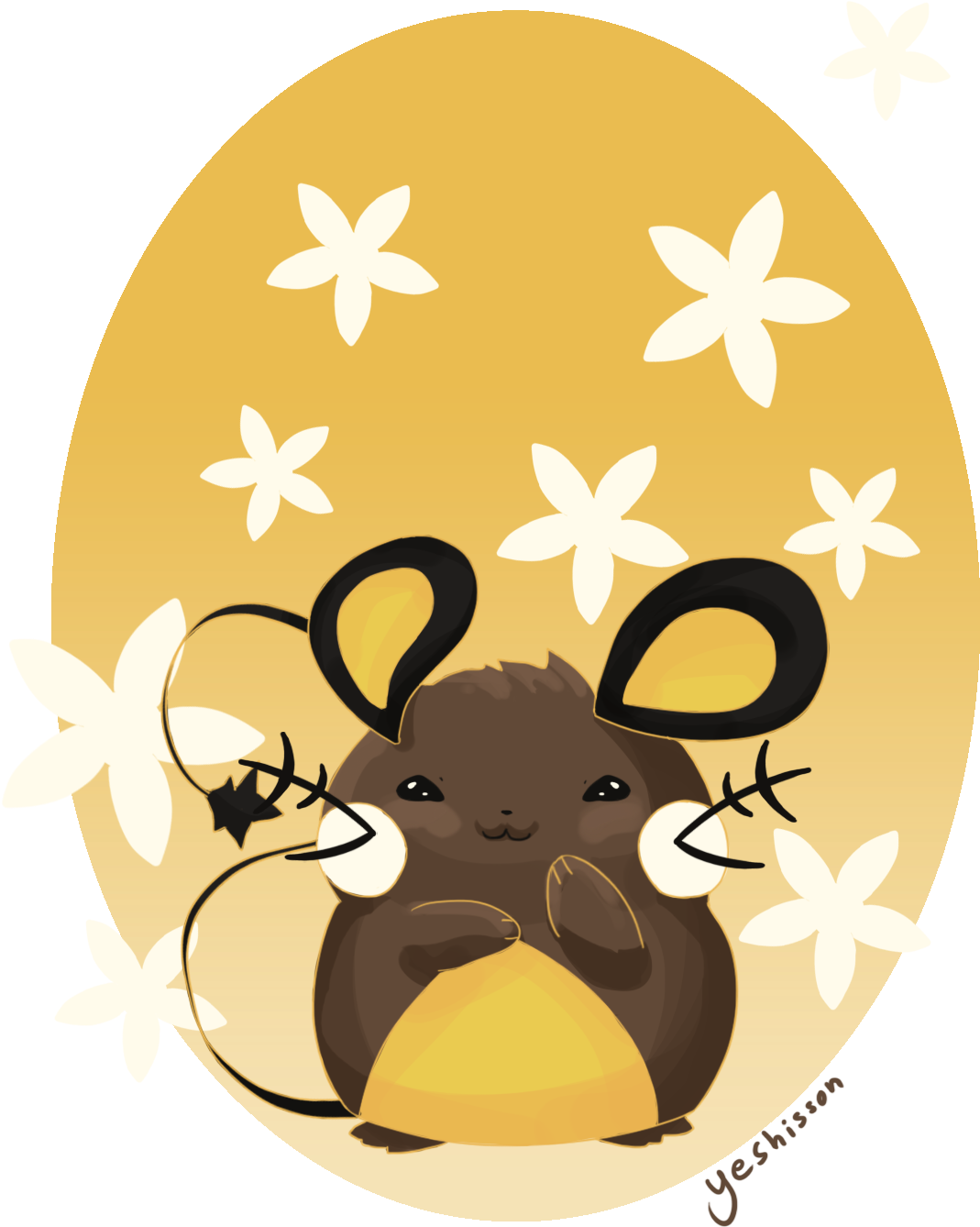 I'm So Tired But Here's A Shiny Dedenne Anyway (1200x1500), Png Download
