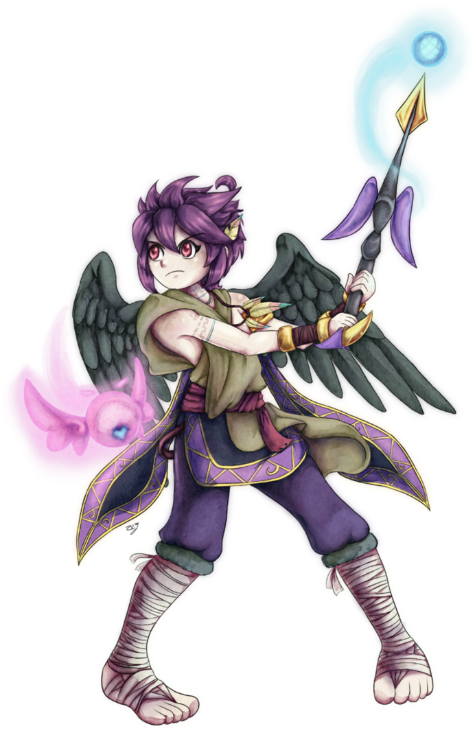 Skycity Dark Pit By Lady Of Link (739x1081), Png Download