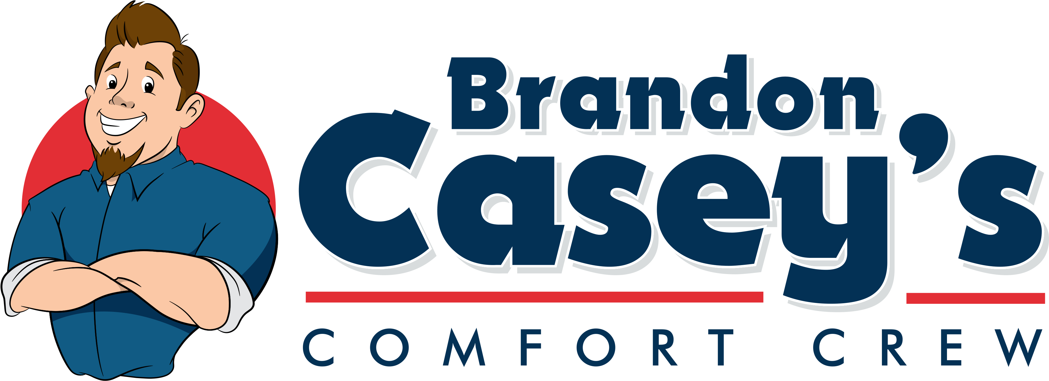 Brandon Casey's Comfort Crew Logo (3629x1362), Png Download
