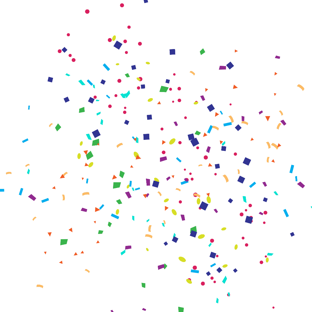Confetti Party Celebrate Parties Celebrations (1024x1024), Png Download