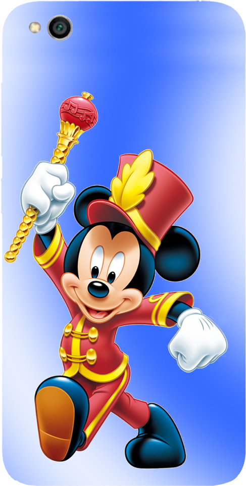 Mickey Mouse Printed Case Cover For Redmi 5a By Mobiflip (1000x1000), Png Download