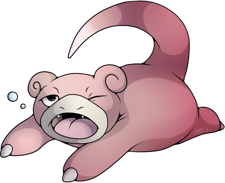 Slowpoke (900x732), Png Download