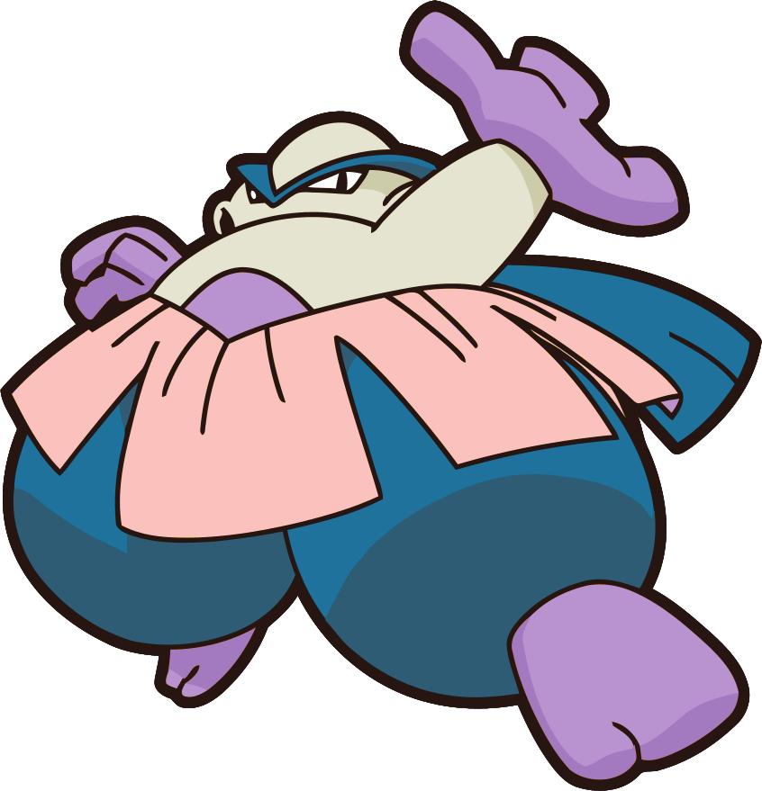 297 Hariyama Ag3 Shiny (846x879), Png Download