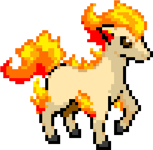 Ponyta (890x740), Png Download