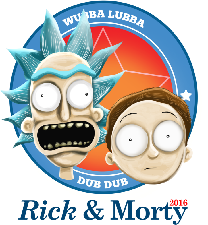 "now More Than Ever" Rick And Morty 2016 Election T-shirt (792x1024), Png Download