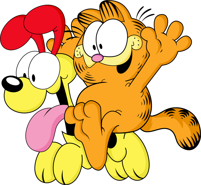 Garfield (800x737), Png Download