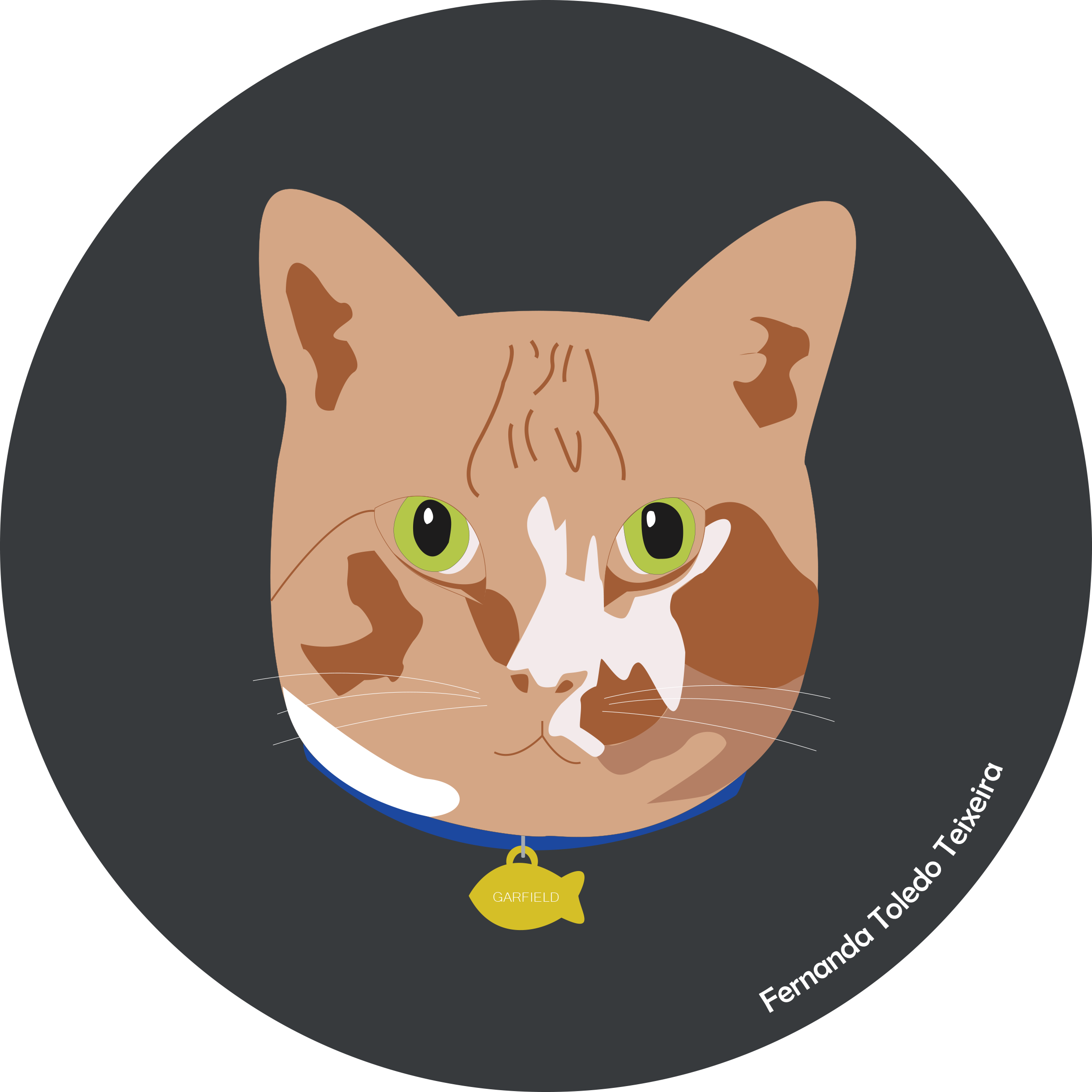 Garfield's Avatar (2387x2387), Png Download