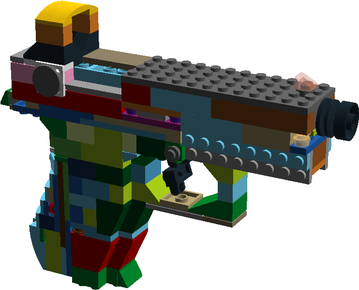 Glock 26 Instructions [uses Parts Found In The Set (1162x708), Png Download