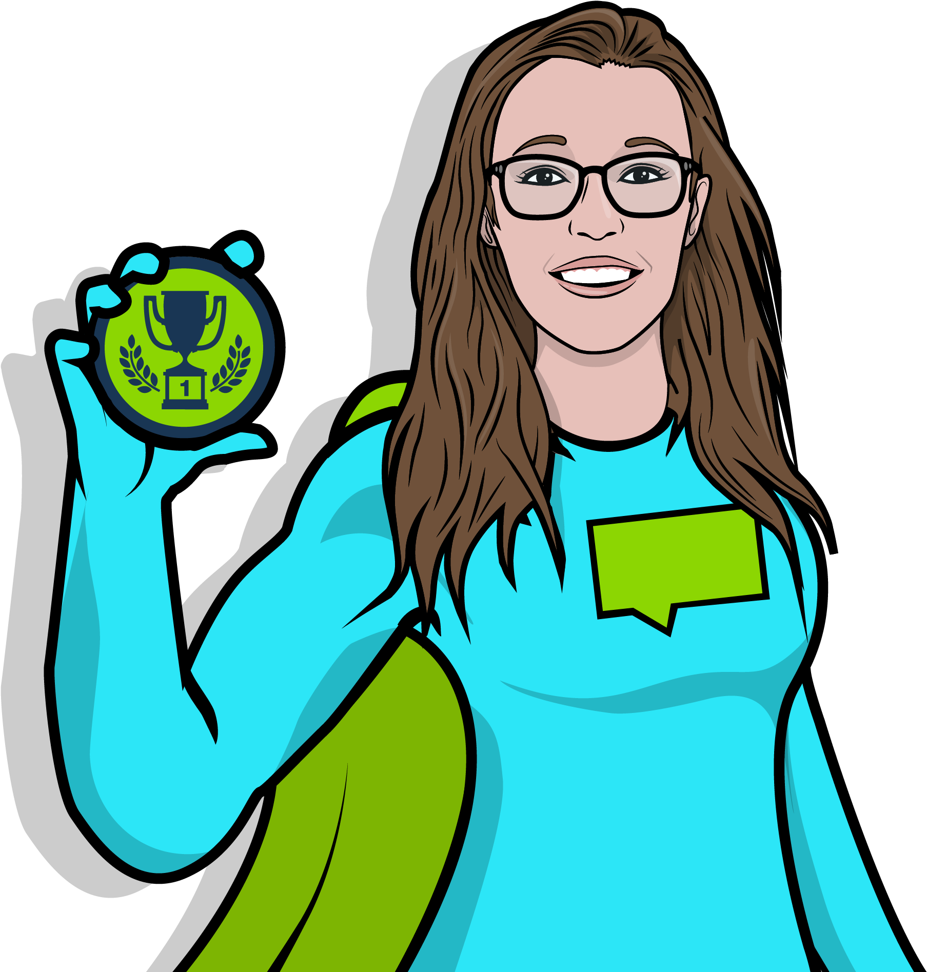 Lucy Badge (1946x1946), Png Download