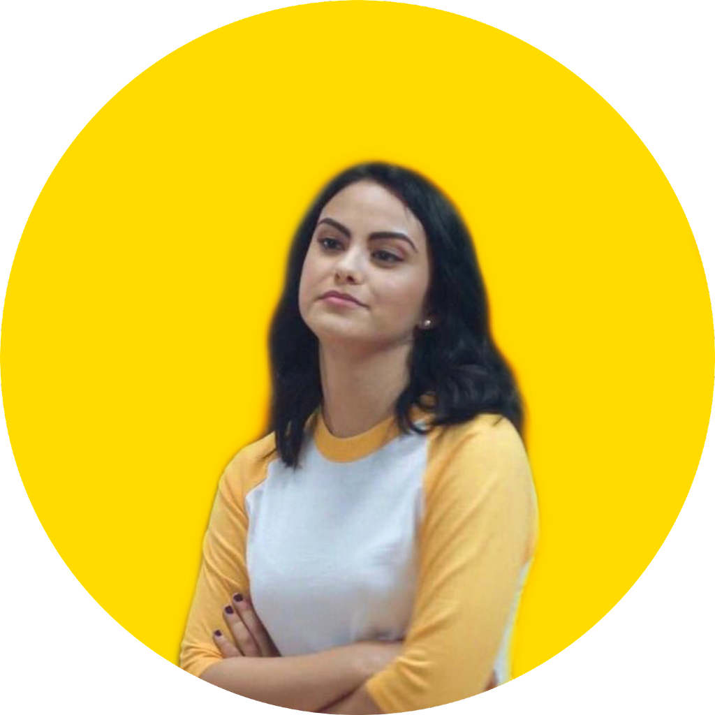 Veronica Lodge Camilamendes Riverdale Yellow Freetoedit (1024x1024), Png Download