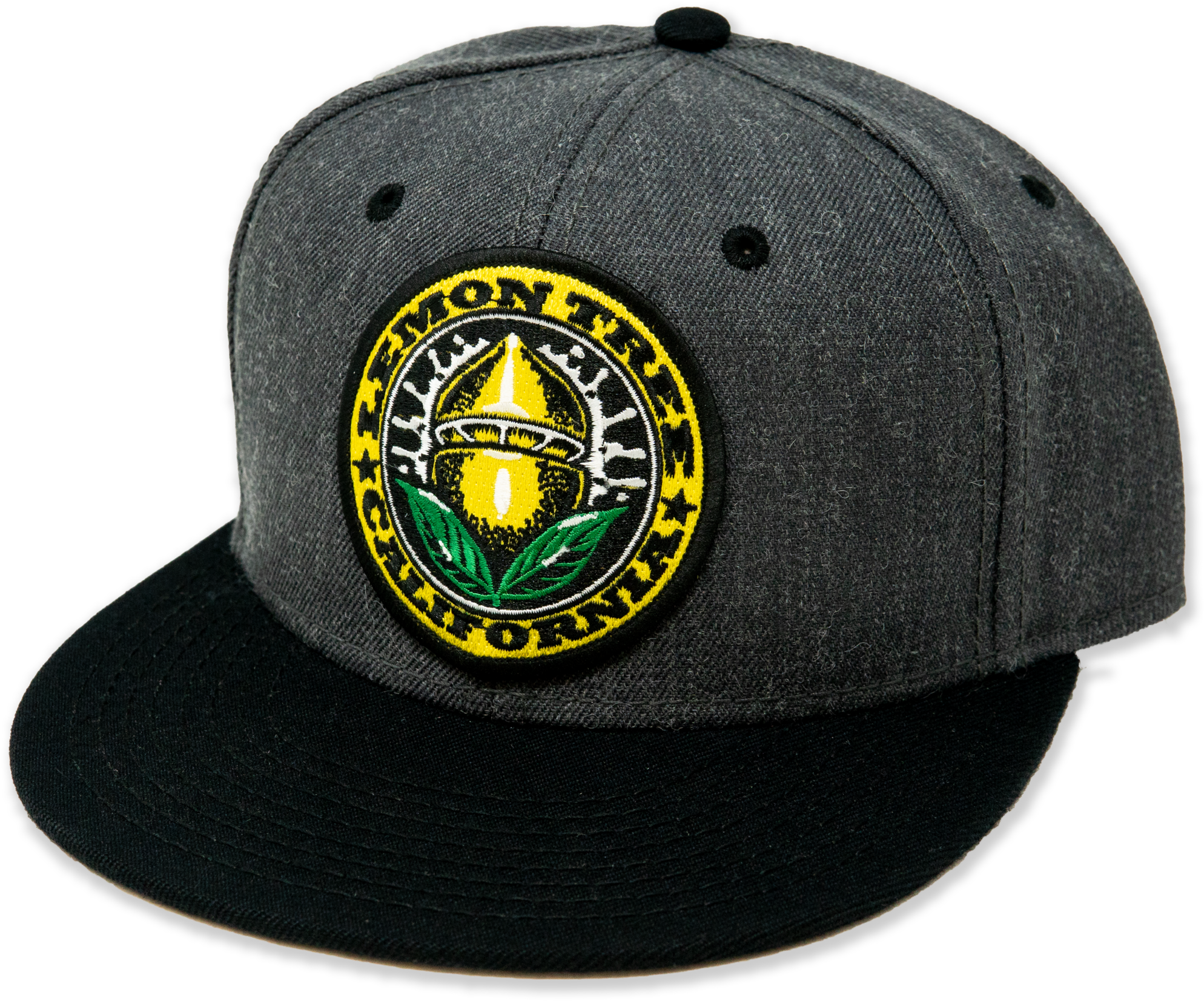 Lemon Tree California Seal Hat Grey And Black Bill (2048x2048), Png Download