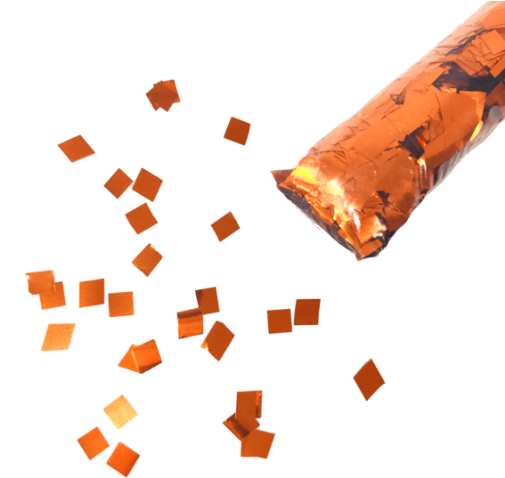 Miniature Confetti In Cannon Sleeves (600x600), Png Download