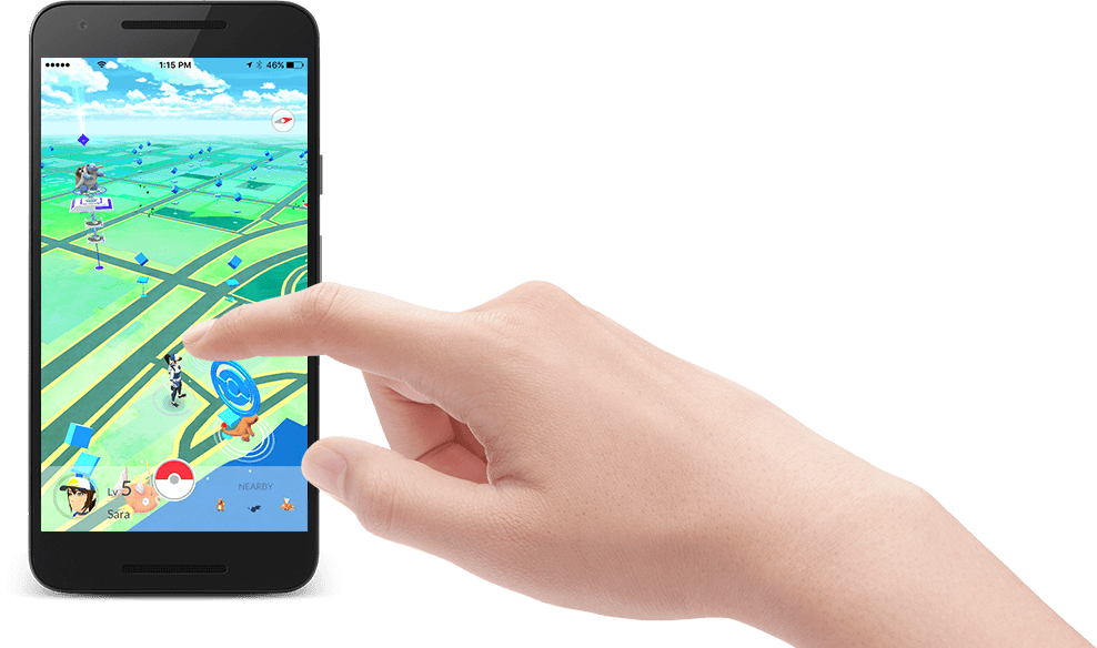 Pokemon Go Animated Map (988x584), Png Download