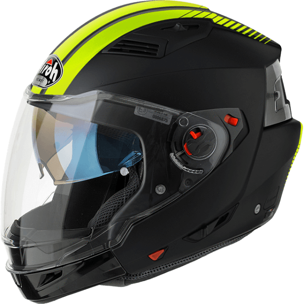 Airoh Executive Stripes Helmet (600x600), Png Download
