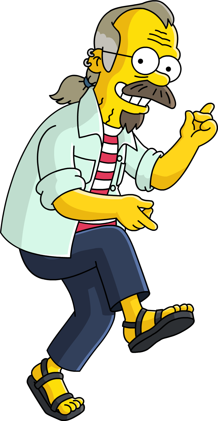 Nedward Flanders, Sr (745x1437), Png Download