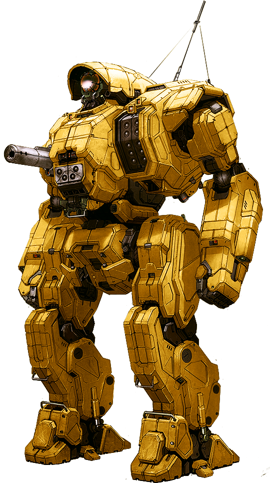 Mwo Cyclops Repaint Template (545x985), Png Download
