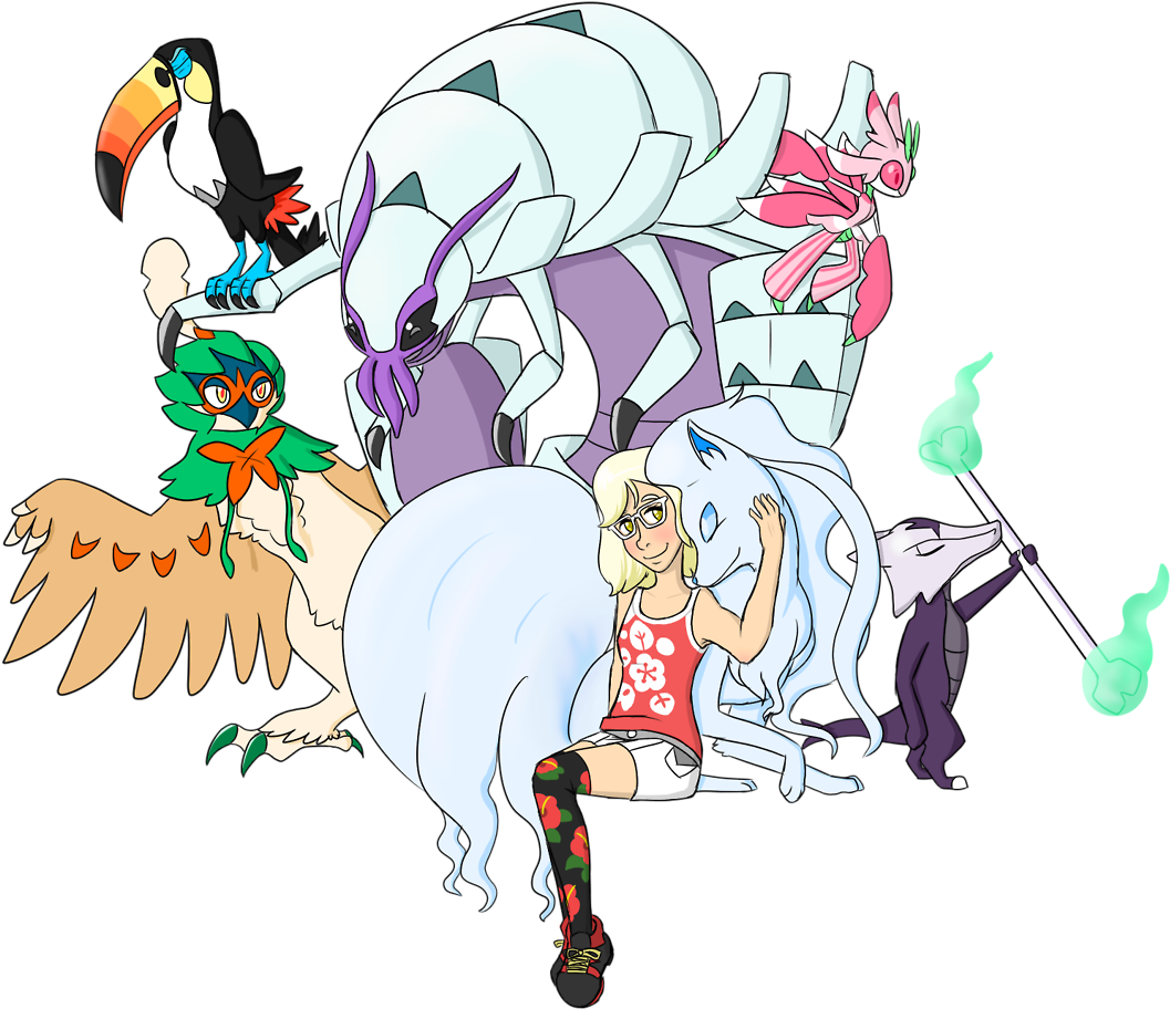 Pokemon Pokemon Sun Pokemon Moon Pokemon Trainers Alolan (1280x1138), Png Download