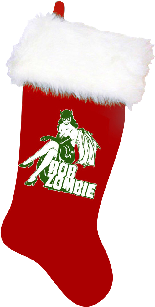 Rob Zombie Christmas Stocking (1000x1000), Png Download