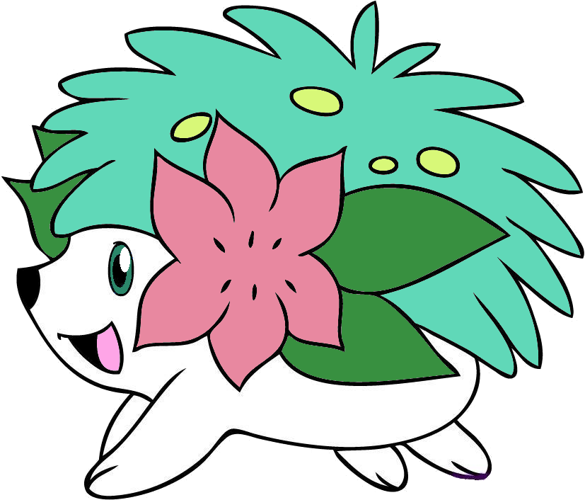 203kib, 827x706, Shiny Shaymin By Silverxale-d38d7h3 (827x706), Png Download