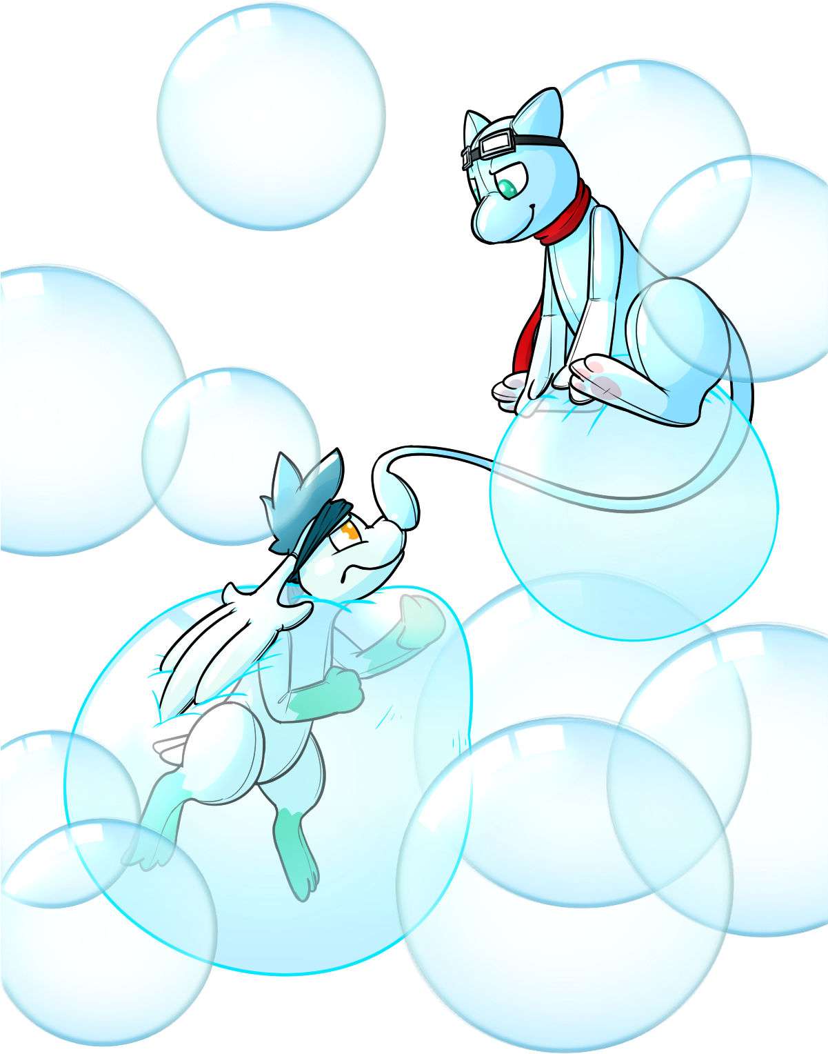 [1108] Bubbled By Rawr (1200x1600), Png Download