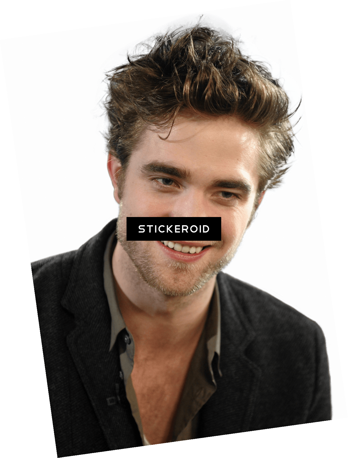 Robert Pattinson Smiling (1323x1739), Png Download