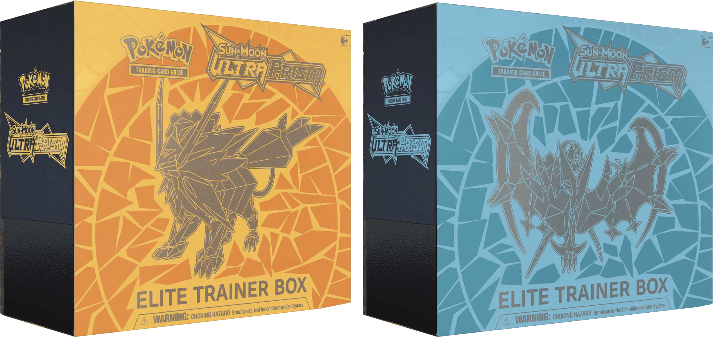 Pokemon Tcg Sun Moon Ultra Prism Elite Trainer Box (2454x1161), Png Download