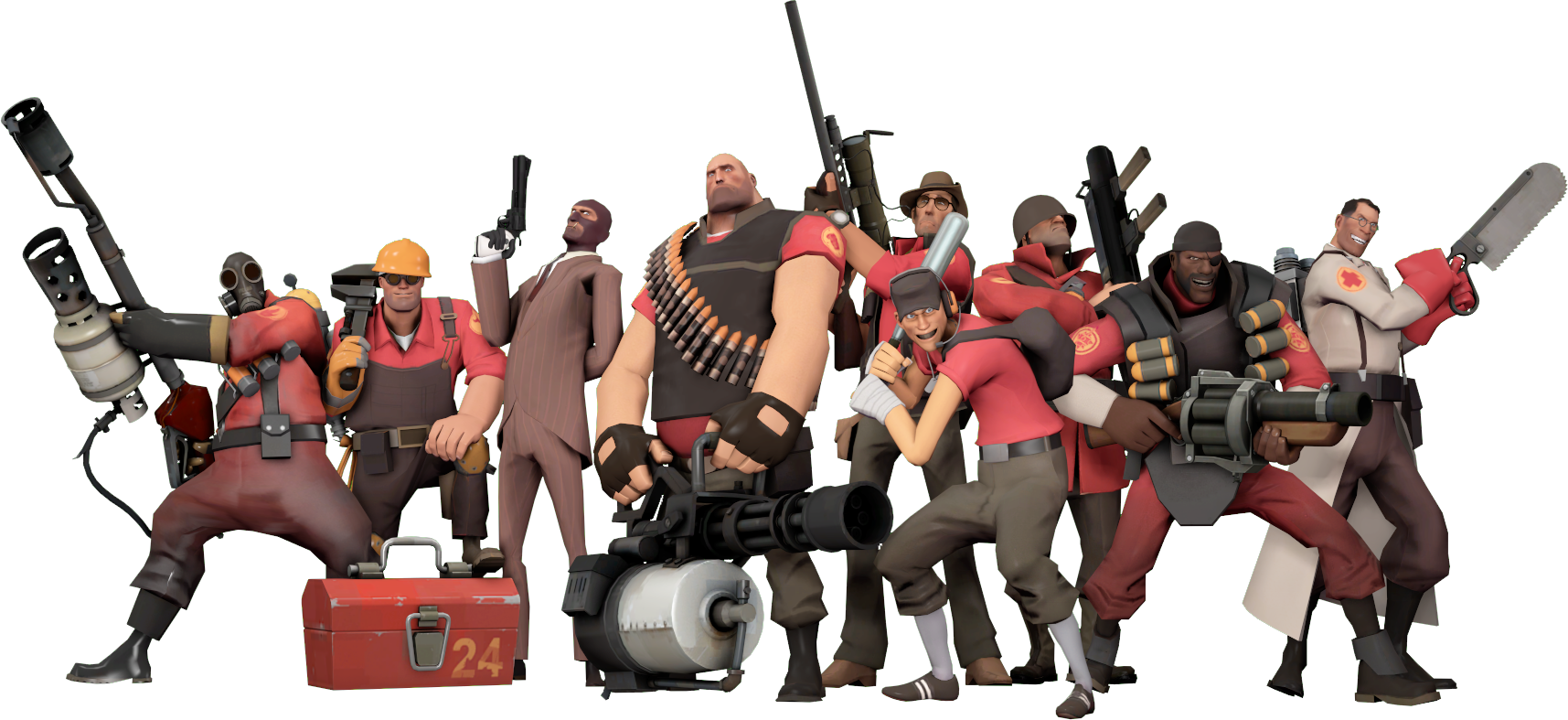 Tf2 Team But It's Pngcreation (1715x787), Png Download
