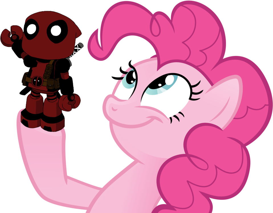 Crossover, Deadpool, Look What Pinkie Found, Megaman (990x759), Png Download