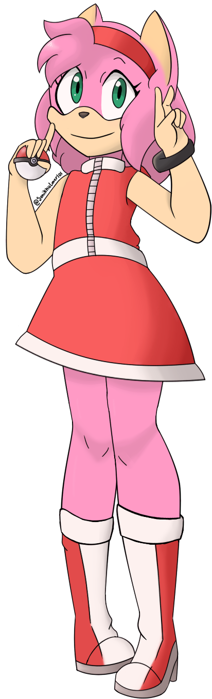 You Are Challenged By Pokémon Trainer Amy (423x1372), Png Download