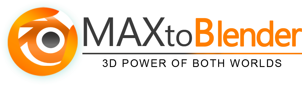 3dsmax To Blender Plugin With Vray/cycles/eevee Support (1082x299), Png Download