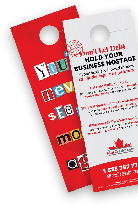Metcredit Door Hangers (542x811), Png Download