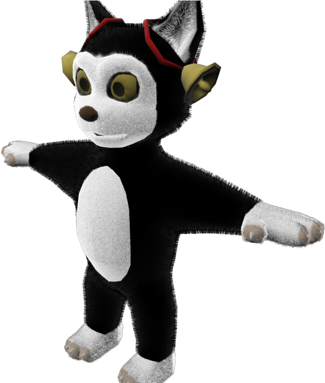 And The White Fur Look Like This (1024x768), Png Download