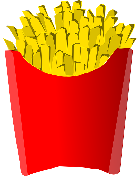 Papas Fritas Animadas Png (540x720), Png Download