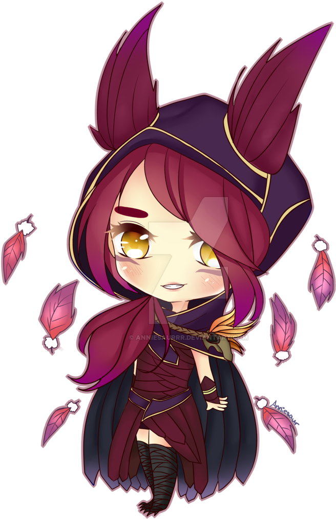 Xayah By Anniesaurrr (1024x1024), Png Download