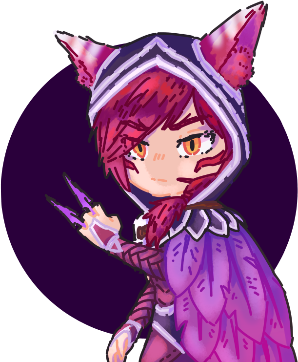 Xayah Png (740x740), Png Download